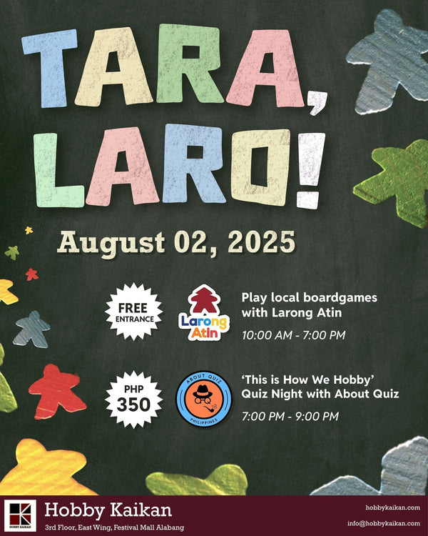 Larong Atin teams up with Hobby Kaikan for Tara, Laro!